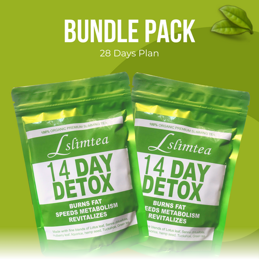 Bundle Pack - 28 Days Plan - L Sim Tea – 100% Organic Premium Slimming Tea