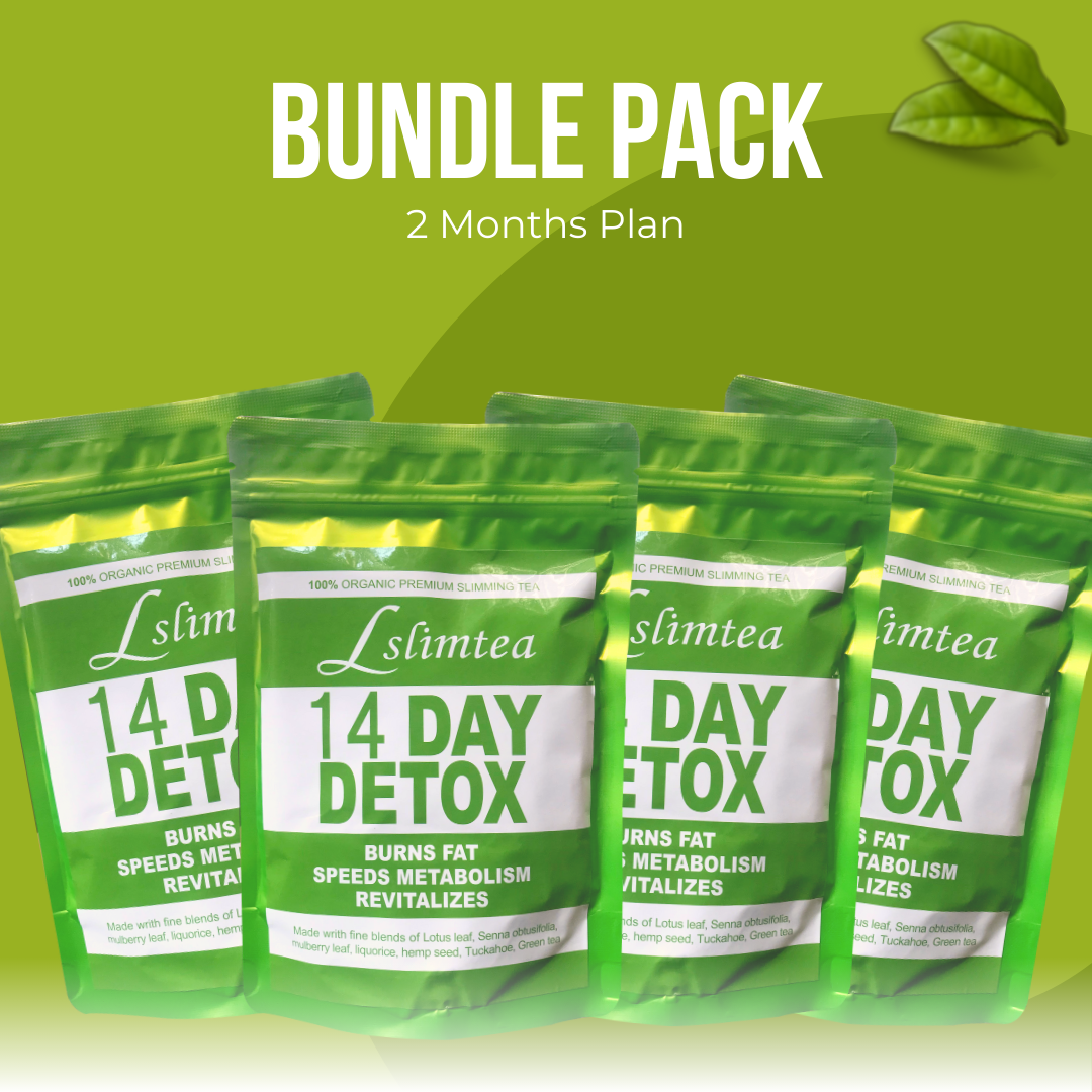 Bundle Pack - 2 Months Plan - L Sim Tea – 100% Organic Premium Slimming Tea